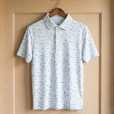 DEAL    Rhoback The Lowcountry Golf Polo Men White Breathable, Moisture-wicking