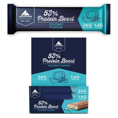 Multipower 53% Protein Boost Bar - 20 x 45g (54,33 EUR/kg)