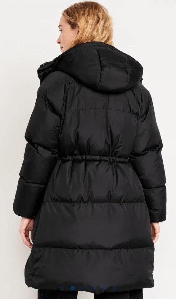 Abrigo largo acolchado resistente al agua Old Navy para mujer XL alto Foto 2 de 4