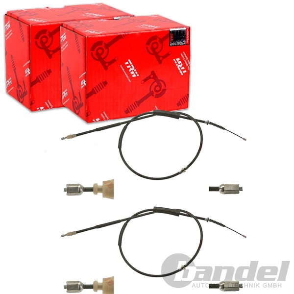 2X TRW Handbremsseile Passend FüR Ford Mondeo Links+Rechts-image