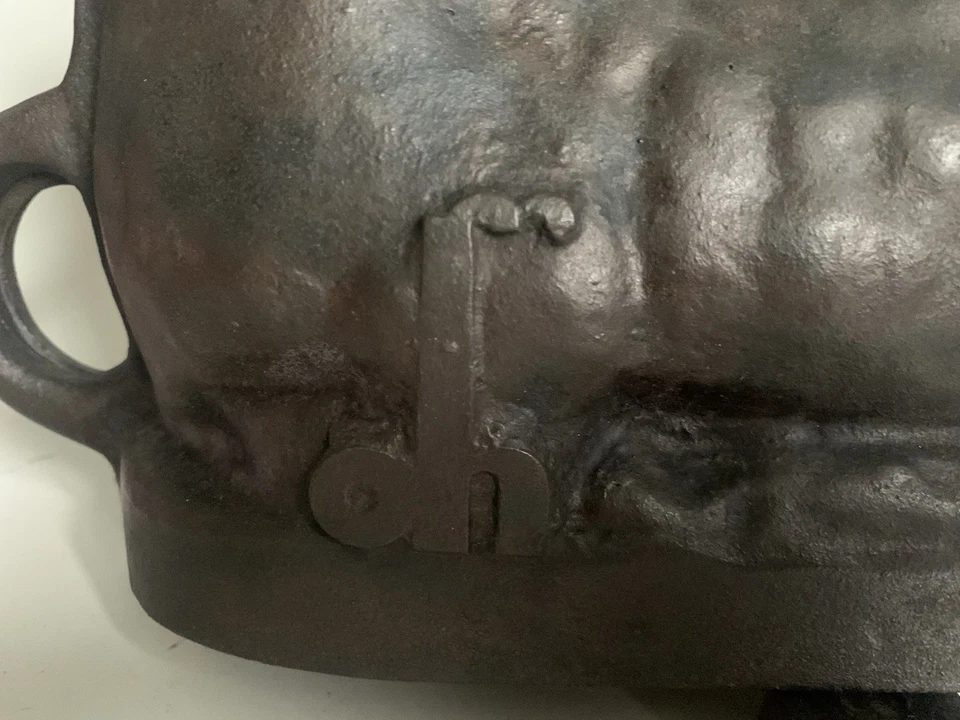 Antik Gusseisen Backform Osterlamm Carl Herzog Lammform Deko Sammler 5,3 kg - Bild 2 von 4