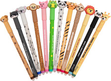 – Set Di 12 Penne Cancellabili Bo-Bo - Animali – Accessorio Di Cartoleria Origin