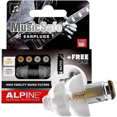Alpine Hearing Protection MusicSafe Classic Earplugs