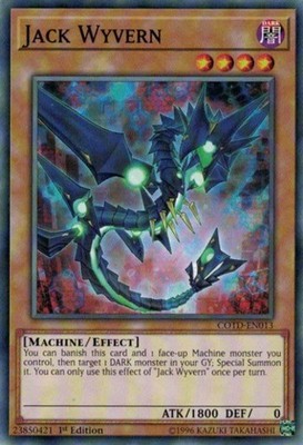 Jack Wyvern - COTD-EN013 - Common - 1st Edition - Heavily Played