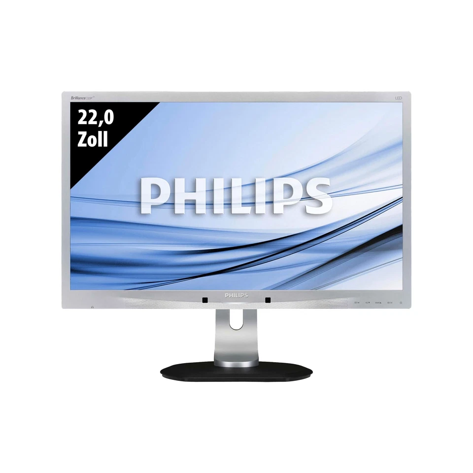 Philips Brilliance 220P4LPYES 22 Zoll Monitor 1680x1050 WSXGA+ TN 5ms Silber