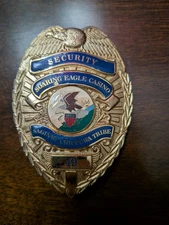 Soaring Eagle Casino Resort Security Officer Shield Chest Badge