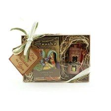 Saucha Bar Soap 'Uplifting Tulsi' and Attar Oil 'Padma' with Card