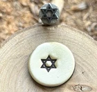 Star of David Metal Stamp Marking Jewish Star Steel Die Impact Punch Stamp Tool