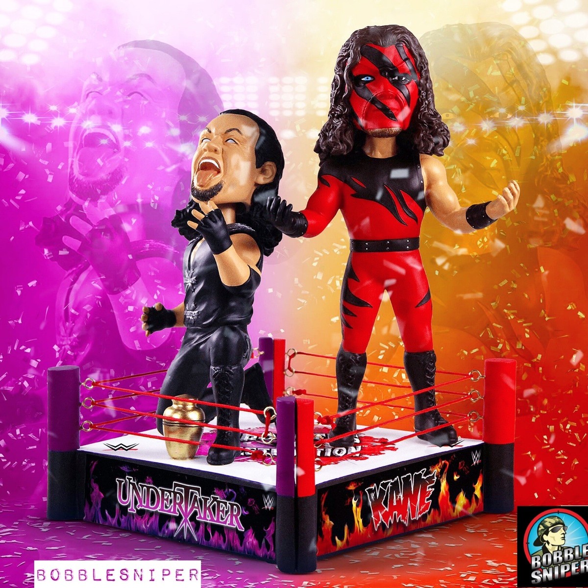 UNDERTAKER & KANE Brothers of Destruction WWE WWF Wrestlemainia