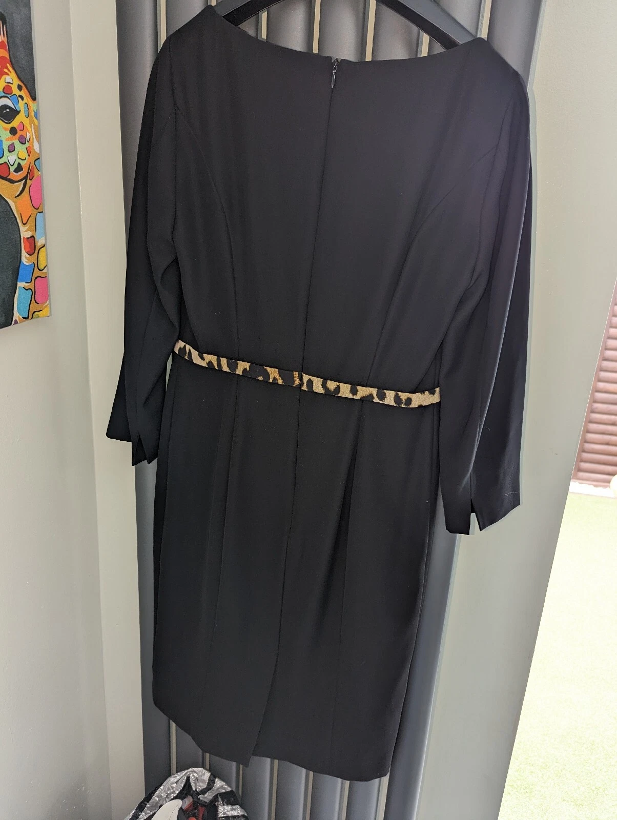 Splendido abito da donna firmato Moschino 'Guaina' UK 10 rrp £ 289