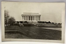 RPPC Lincoln Memorial, Washington DC Vintage Real Photo Postcard