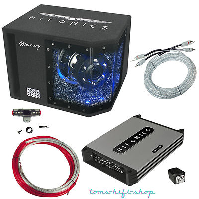 HIFONICS Mercury MBP-1000.4 4-Kanal Car-Hifi-Set Subwoofer Verstärker Auto PKW