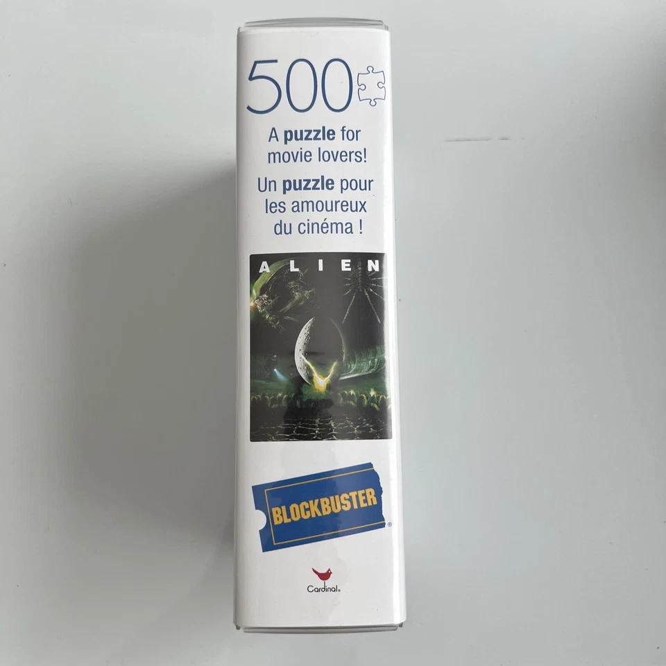 Póster de película Alien Blockbuster video 500 piezas rompecabezas Cardinal 2020 Foto 2 de 3