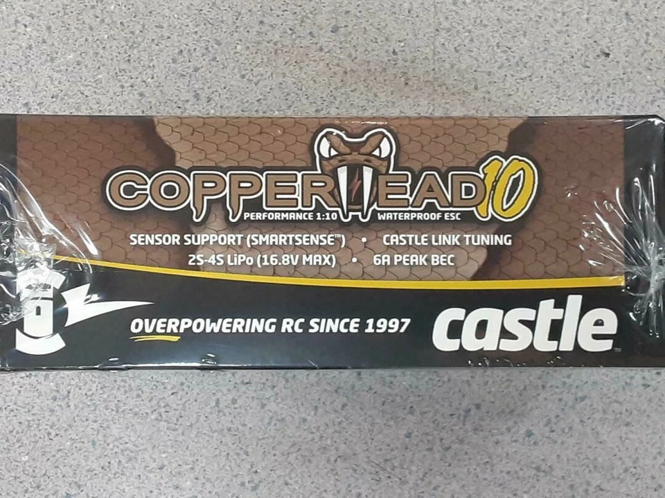 Castle Creations Copperhead 10 1/10 Scale Sensored Brushless ESC 010-0166-00 New - Image 4 of 4