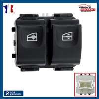 Partsline LèVe-Vitre Schalter Vorne Links Schwarz 7-Polig Duster Clio IV