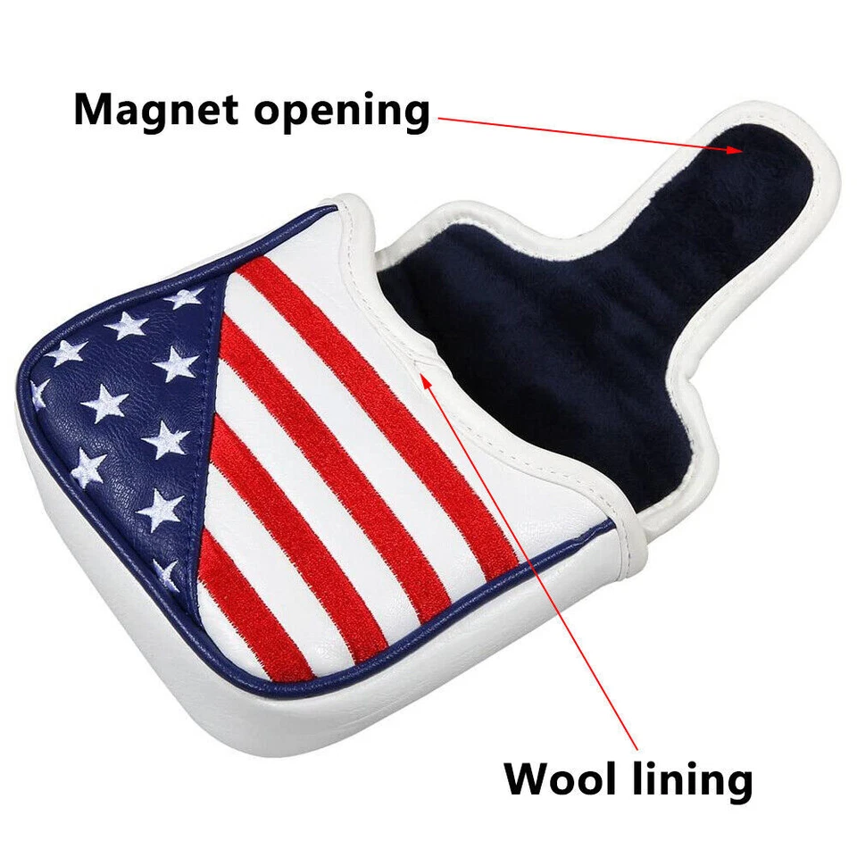 NEW Square Mallet Golf Putter Cover Headcover Magnet for Taylormade Spider Tour - Image 4 of 4