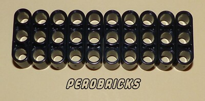 Lego Technic Technik 10 Liftarme 3 Löcher #32523 schwarz (Beispielfoto)