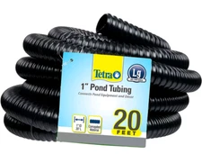 Pond Tubing Connects Pond Components 1 Inch Diameter 20 Feet Long Black