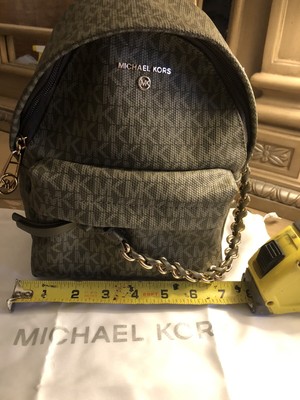 Trendy olive green MK backpack used <3 times MICHAEL Michael Kors | Bags | Trendy Olive Green Mk Backpack  main image 3