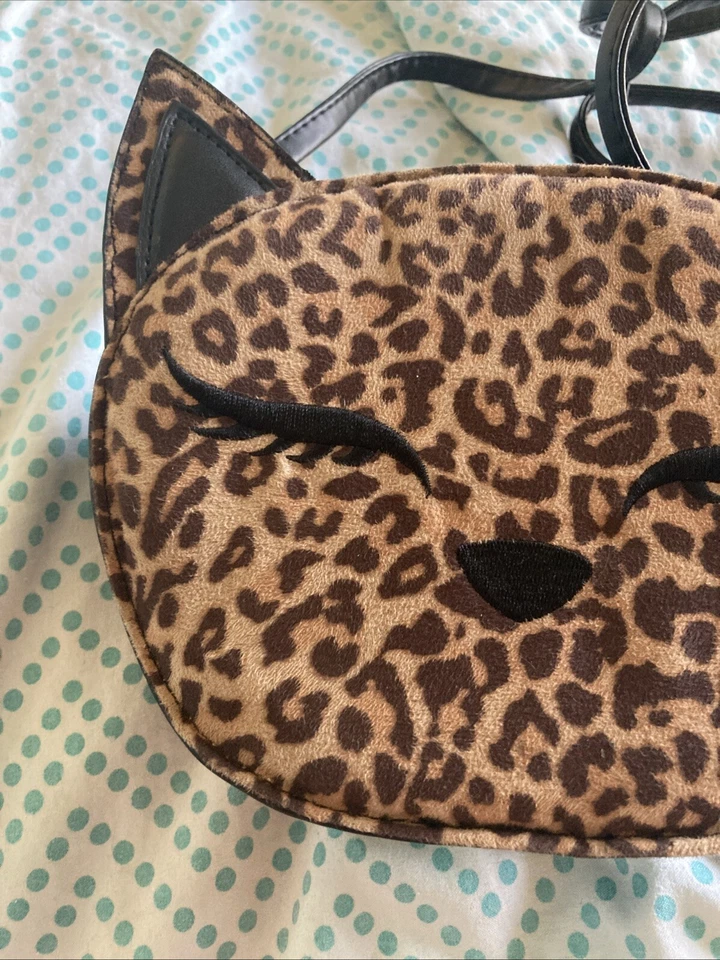 H And M Divided Cat Purse Leopard  - Image 2 of 4