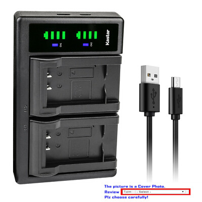 Kastar Battery LTD2 Charger for Sony NP-BX1 BC-CSX & Sony Cyber-shot DSC-H400