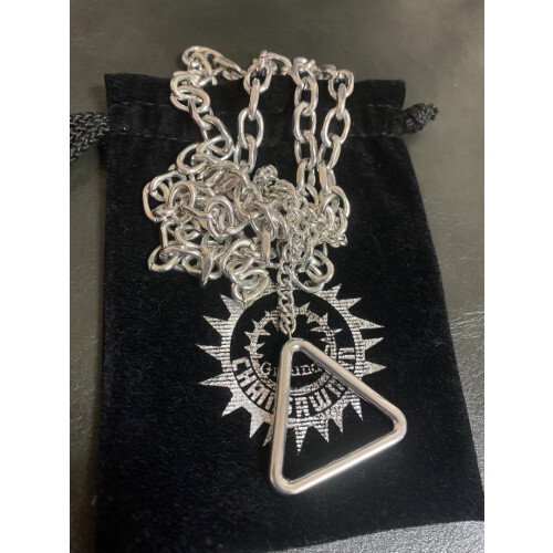 Chainsaw Man Collaboration Ground Y Necklace Silver | eBay Chainsaw Man Collaboration Ground Y Necklace Silver | eBay