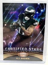 2023 Panini Certified A.J. BROWN #CS-24 Certified Stars BRONZE Mirror 083/249