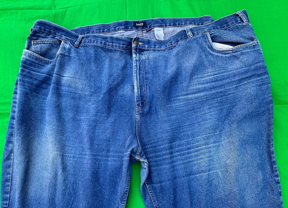 Harbor Bay Men's Denim Pants Size 66x30. - Image 2 of 4
