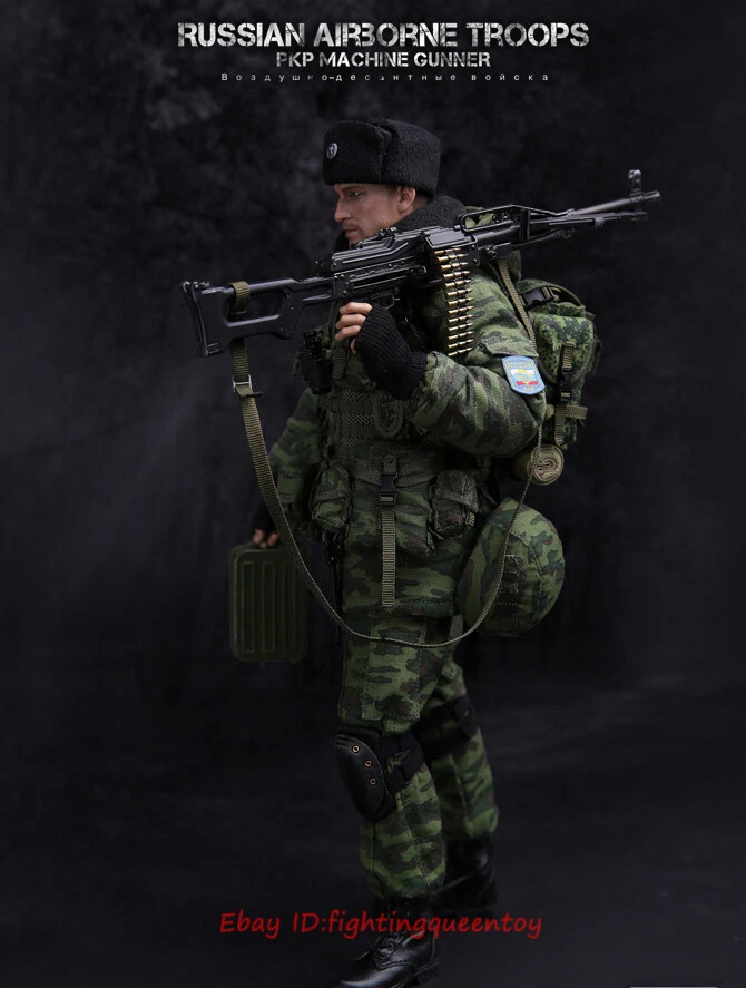 Figura de ametrallador DAMTOYS 78025 1/6 tropas aerotransportadas rusas VDV PKP EN STOCK Foto 4 de 4