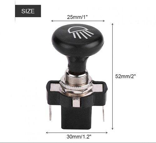 Car Headlight Light Switch - 12V - Picture 3 of 5