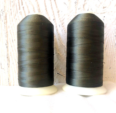 2 Cones ~ Olive Drab Green 3000 Yard Non-Melting Nylon Thread 66022 ~ SHIPS FREE