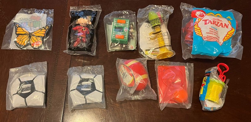 Burger King McDonald’s Wendy’s Assorted Lot Of 20 Incredibles Tarzan