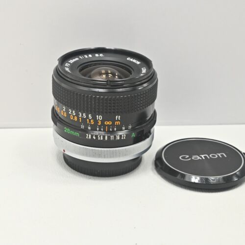 Canon FD 28mm f/2,8; buen estado - Imagen 1 de 6