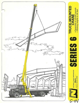 Equipment Brochure - National Crane - Series 6 - Truck Mounted Crane (E6800)