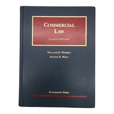 WARREN AND WALTS COMMERCIAL LAW, 8TH (UNIVERS...