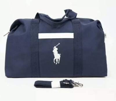 ralph lauren blue duffle bag