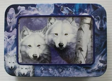 Tree Free Note Card in Decorative Tin - Wolf Spirits