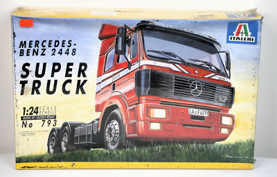 イタレリMERCEDES-BENZ 2448 SUPER TRUCK Italeri 1:24 Mercedes-Benz 2448 Super Truck Sealed Model Kit