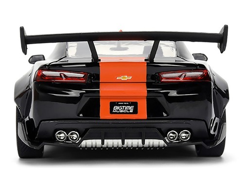 2016 CHEVROLET CAMARO #3 "GULF" BLACK 1/24 DIECAST MODEL CAR BY JADA 36344 - Picture 8 of 9