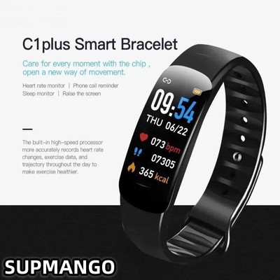 Fitness Activity Tracker Blood Pressure Heart Rate Sport Fitbit Smart Watch 2024