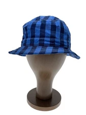 SUGAR CANE Bucket Hat M Blue Check Cotton Men's