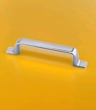 10 Pack Silver Drawer Cabinet Hardware Handles Pulls 3-3/4" Centers 5-3/16" Long