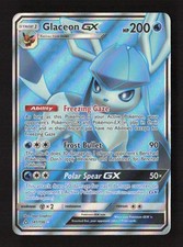 Glaceon GX (Full Art) Ultra Rare Holo SM - Ultra Prism 141/156 NM Pokémon TCG on eBay