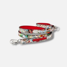Christian Louboutin White Loubileash Comic Patent Leather Leash Small