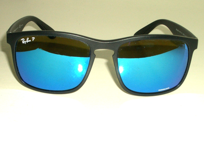 RAY BAN ITALY RB4264 58[]18 145 3P BLUE MIRROR POLARIZED CHROMANCE