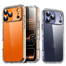 For iPhone 17 Pro Max/17 Pro/17 Case Clear Shockproof Heavy Duty Military Cover