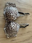 VINTAGE VICTORIA'S SECRET VERY SEXY BRA & THONG SET LEOPARD PRINT 36D/MEDIUM — photo 9