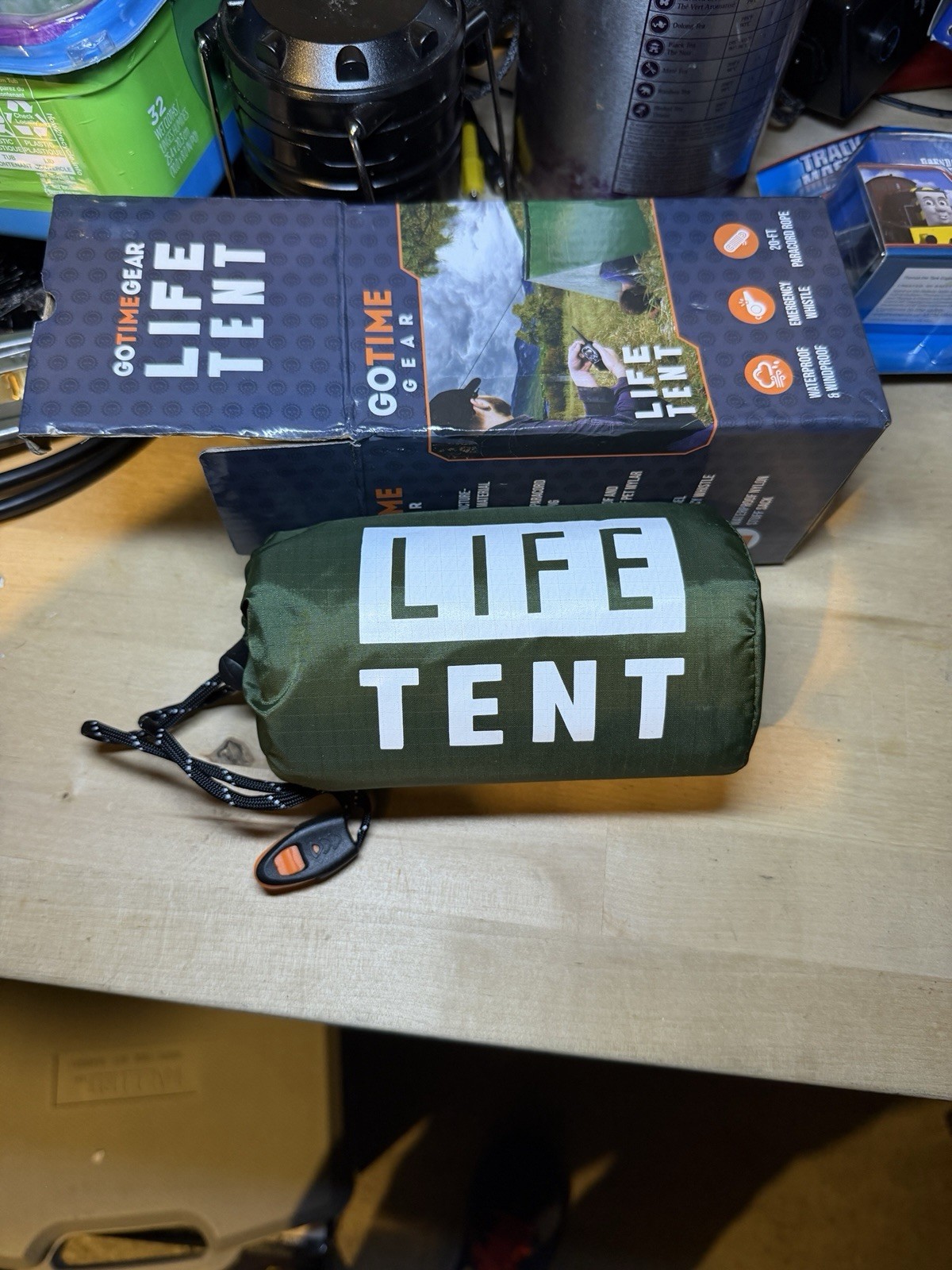 Go Time Gear Life Tent Emergency Survival Shelter – Waterproof & Windproof