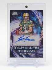 BRETT FAVRE 2024 TOPPS COSMIC CHROME MILKY WAY MARK BLACK ECLIPSE AUTO /10 Q6846