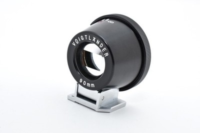 Top MINT in Box ] Voigtlander 90mm Viewfinder View Finder Black